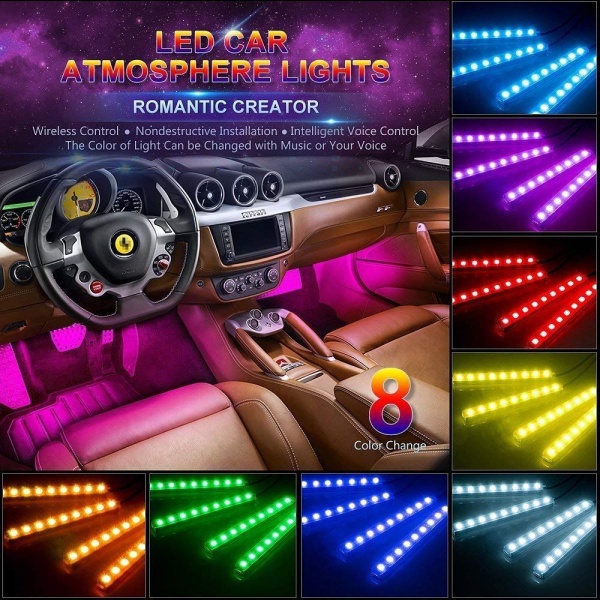 Set Lumini Ambientale Rgb Interior RGB-15 SMD